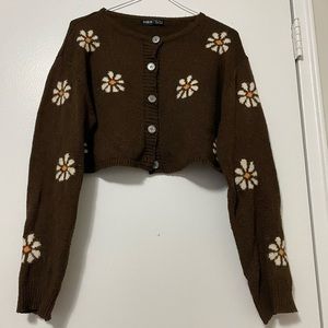 Shein cropped cardigan!